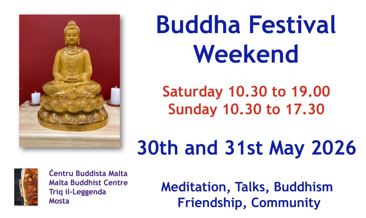 Buddha Festival Weekend